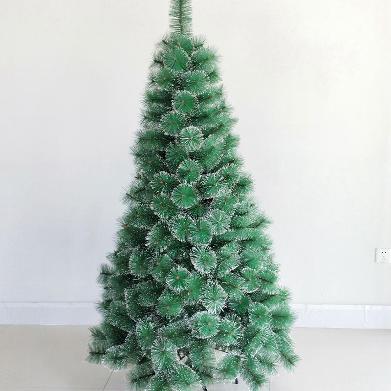 Christmas supplies 90/120/150/180/210cm pvc christmas tree artificial with metal base