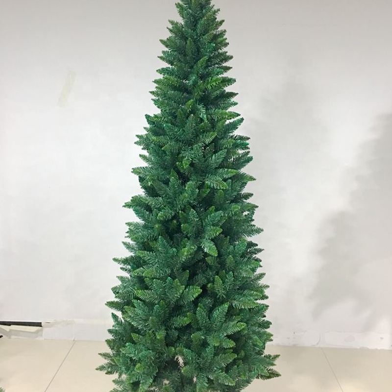 7ft slim green christmas tree