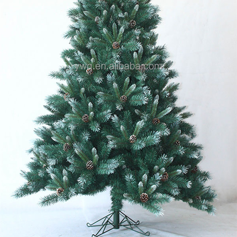 Christmas supplies 180cm Xmas tree PVC shape with white artificial christmas tree