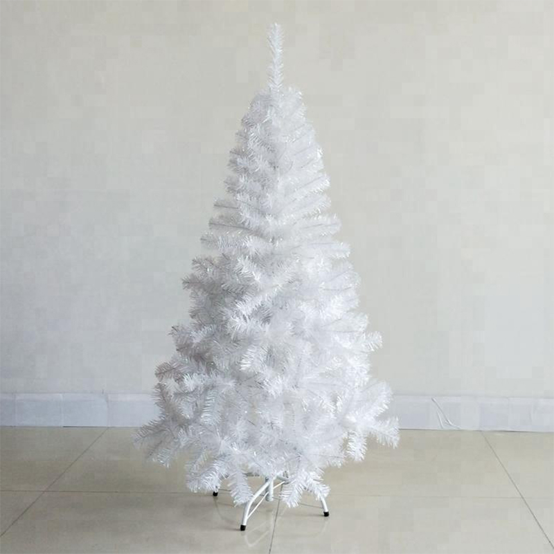 Personalised 180cm PVC laser colorful PVC mixed white christmas tree