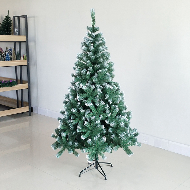 Christmas supplies 180cm Xmas tree PVC shape with white artificial christmas tree