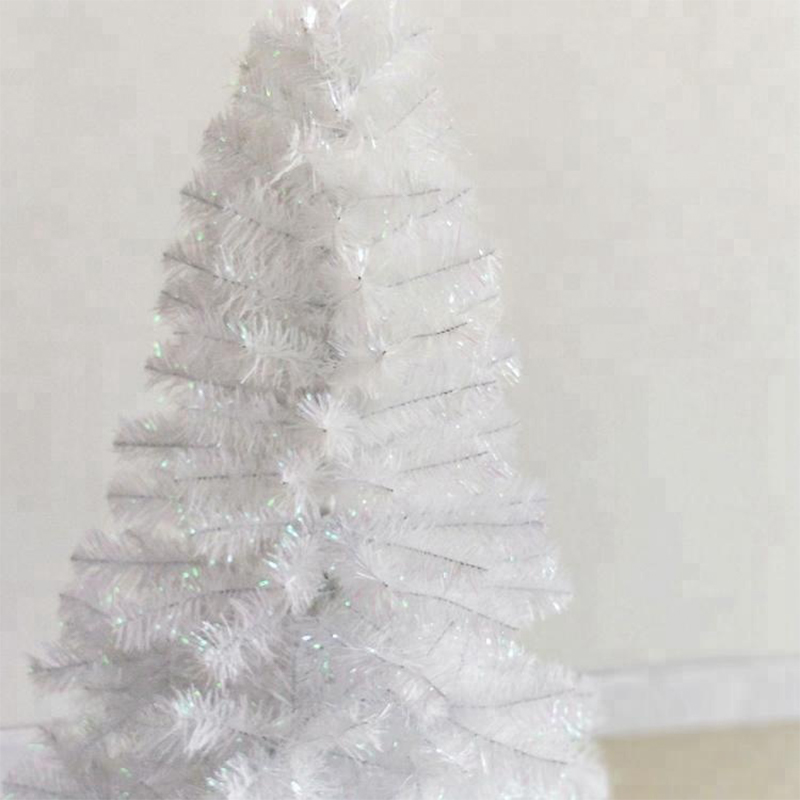 Personalised 180cm PVC laser colorful PVC mixed white christmas tree