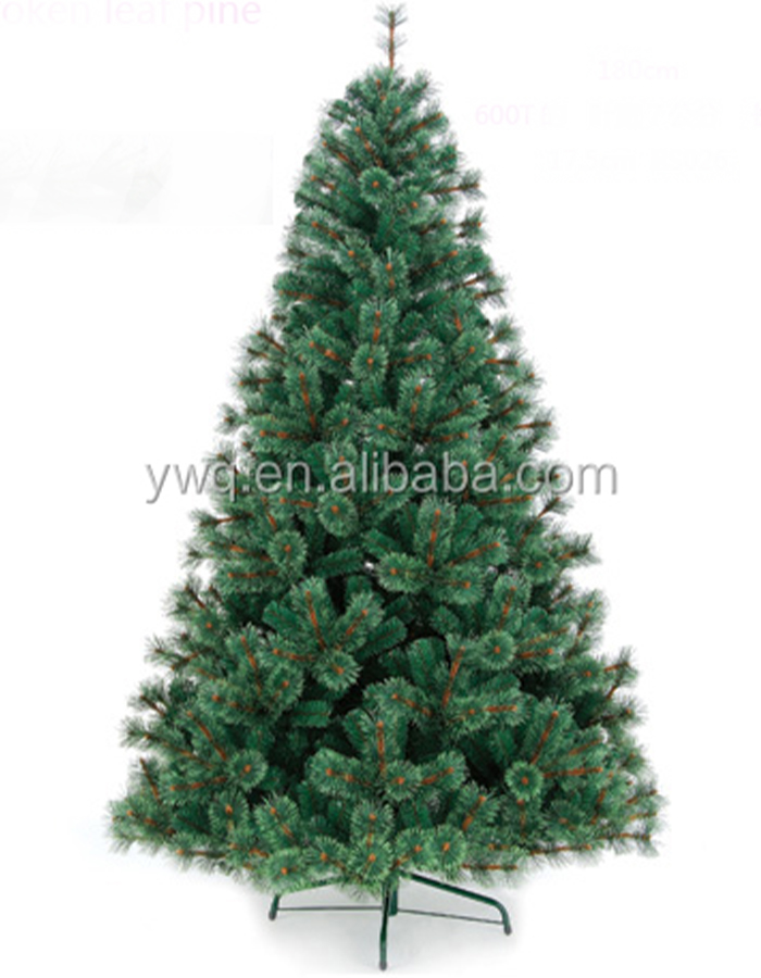 Artificial plant artificial spruce fir tree plastic artificial pine needles christmas tree