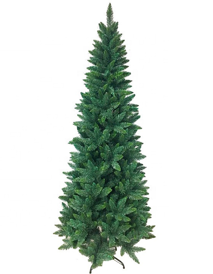 7ft slim green christmas tree