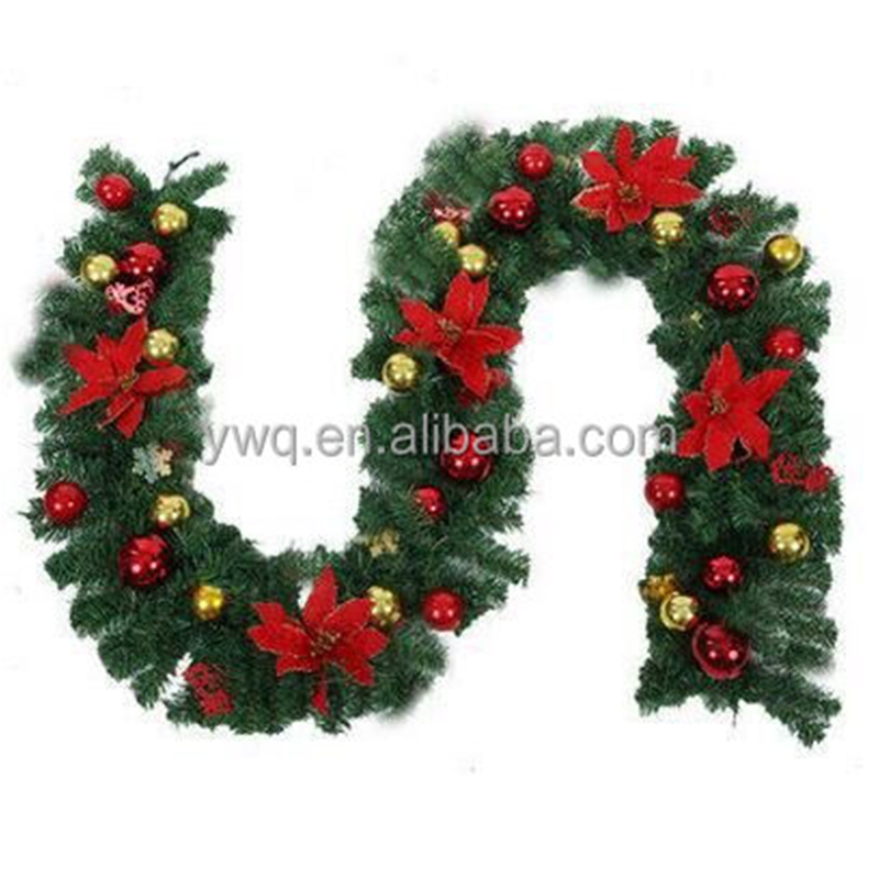 Artificial Colorful christmas tinsel garland