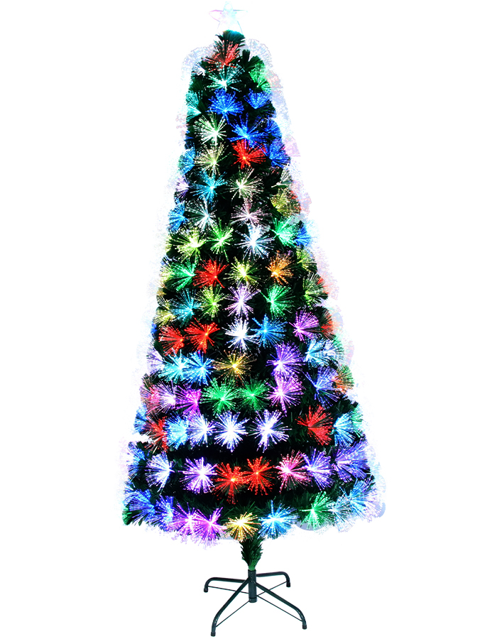 Colorful Slow Flash Fiber Tree